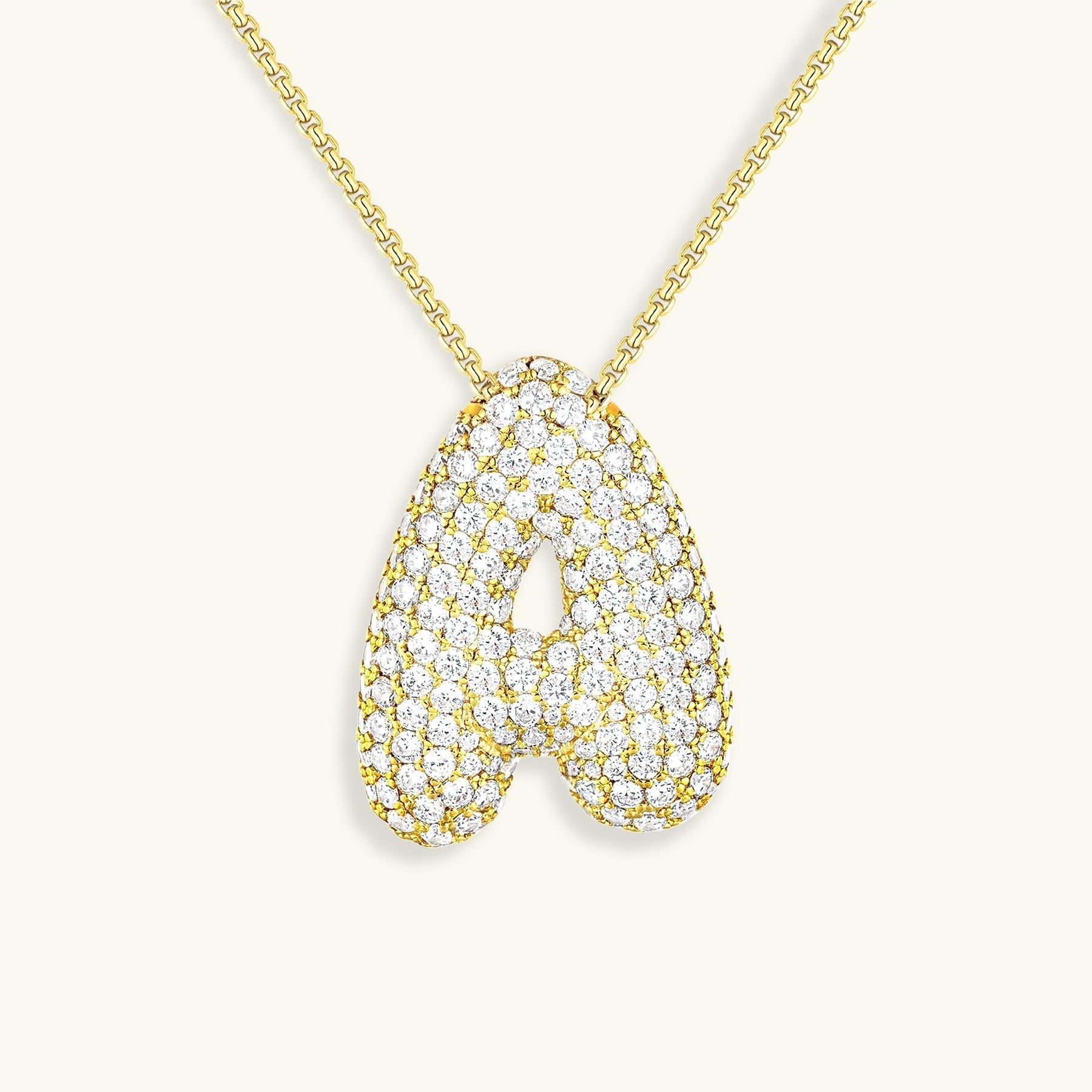 BULLE | Diamond Initial Necklace