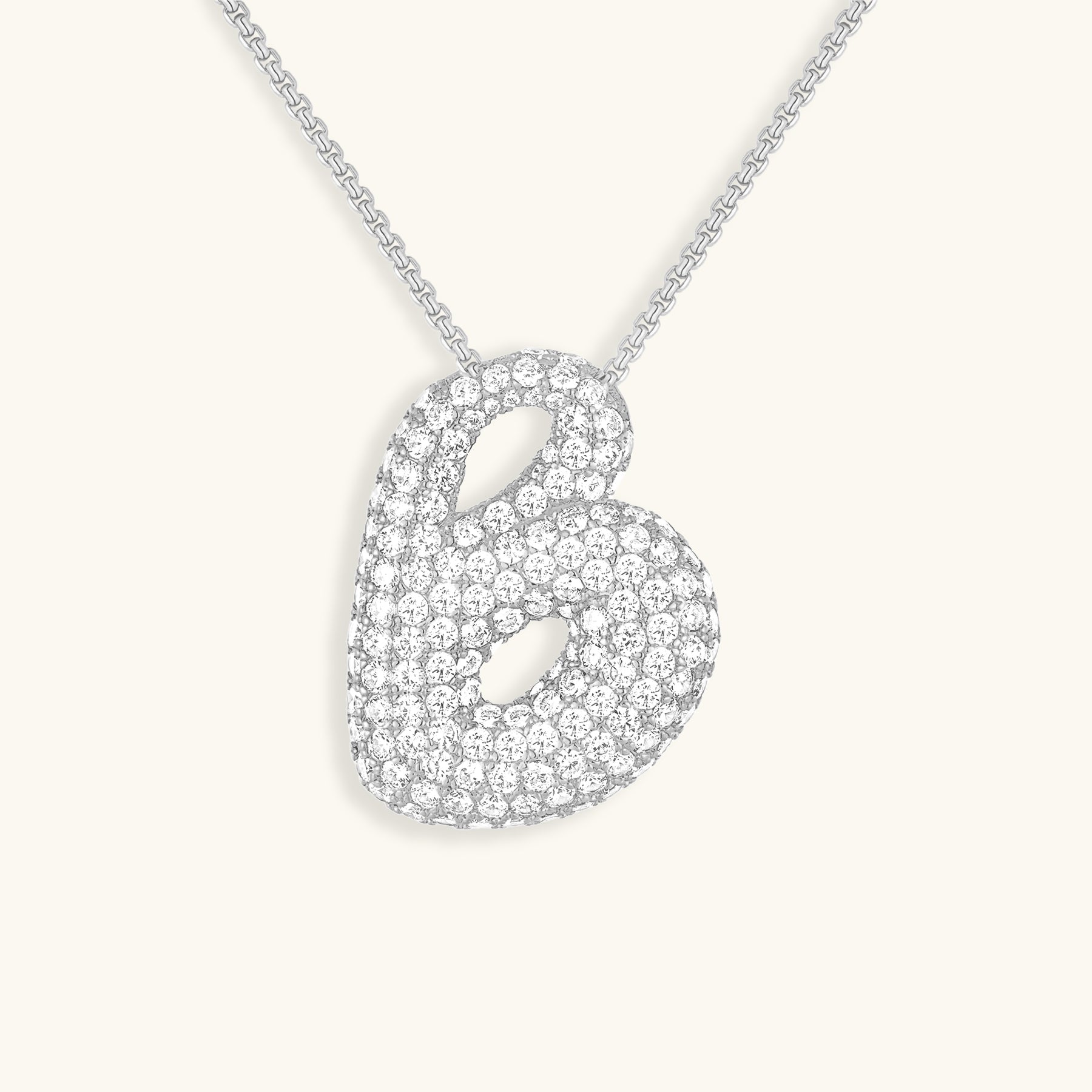 BULLE | Diamond Initial Necklace