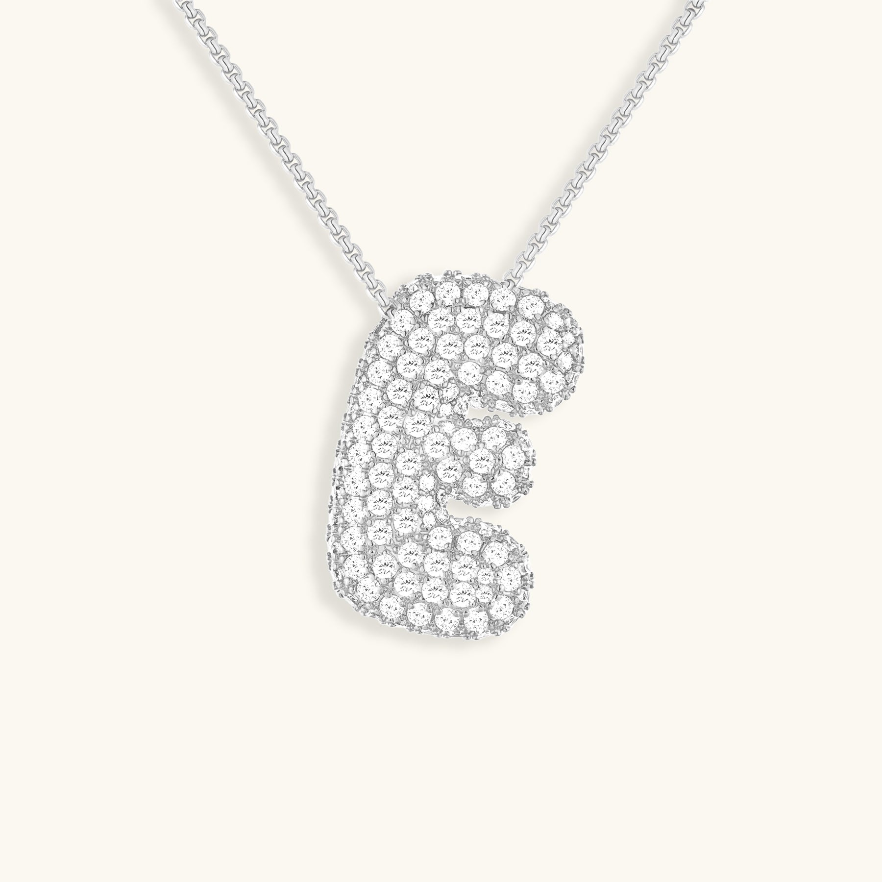 BULLE | Diamond Initial Necklace