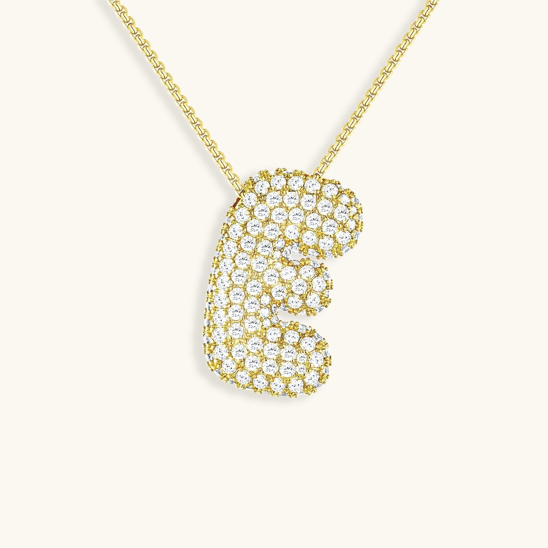 BULLE | Diamond Initial Necklace