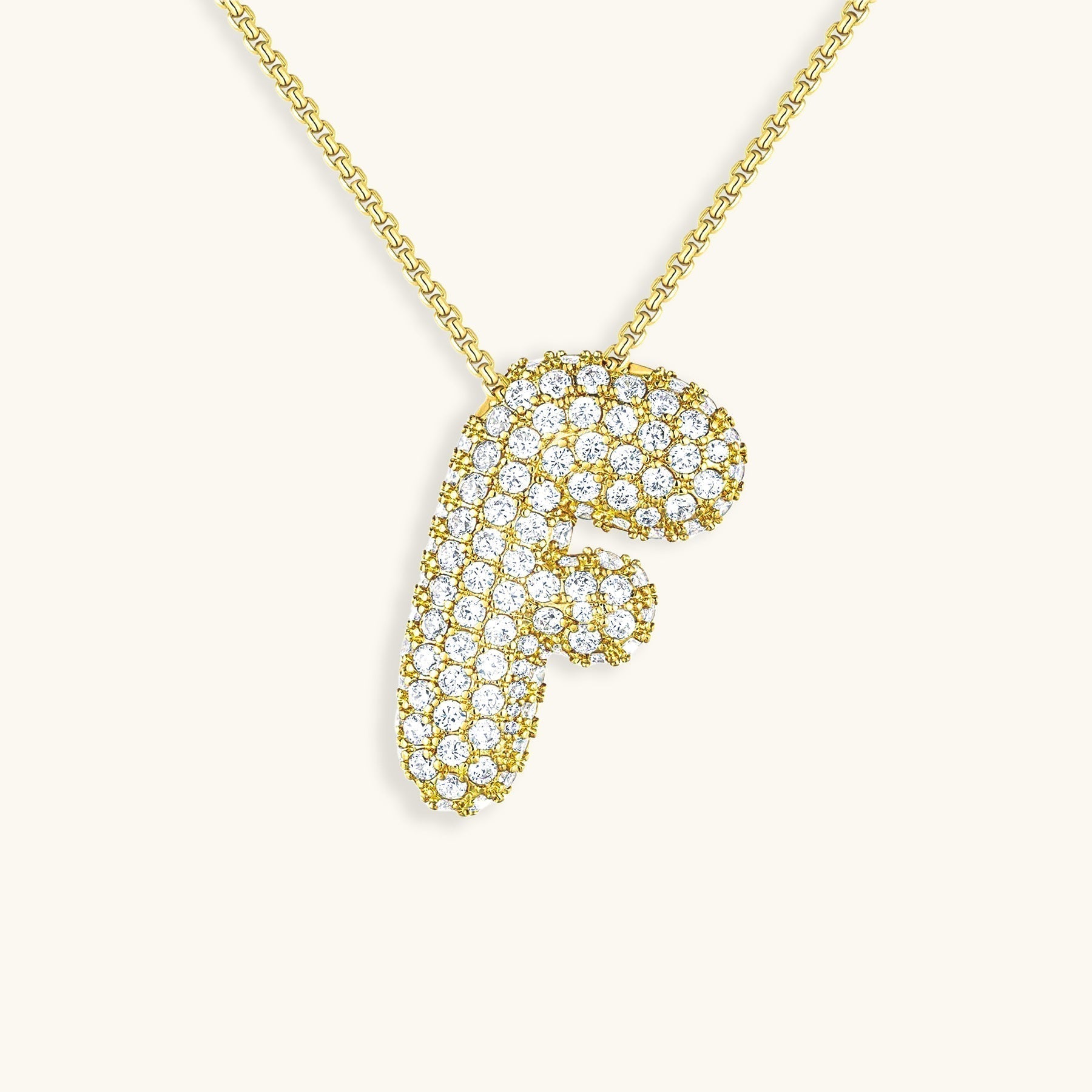 BULLE | Diamond Initial Necklace