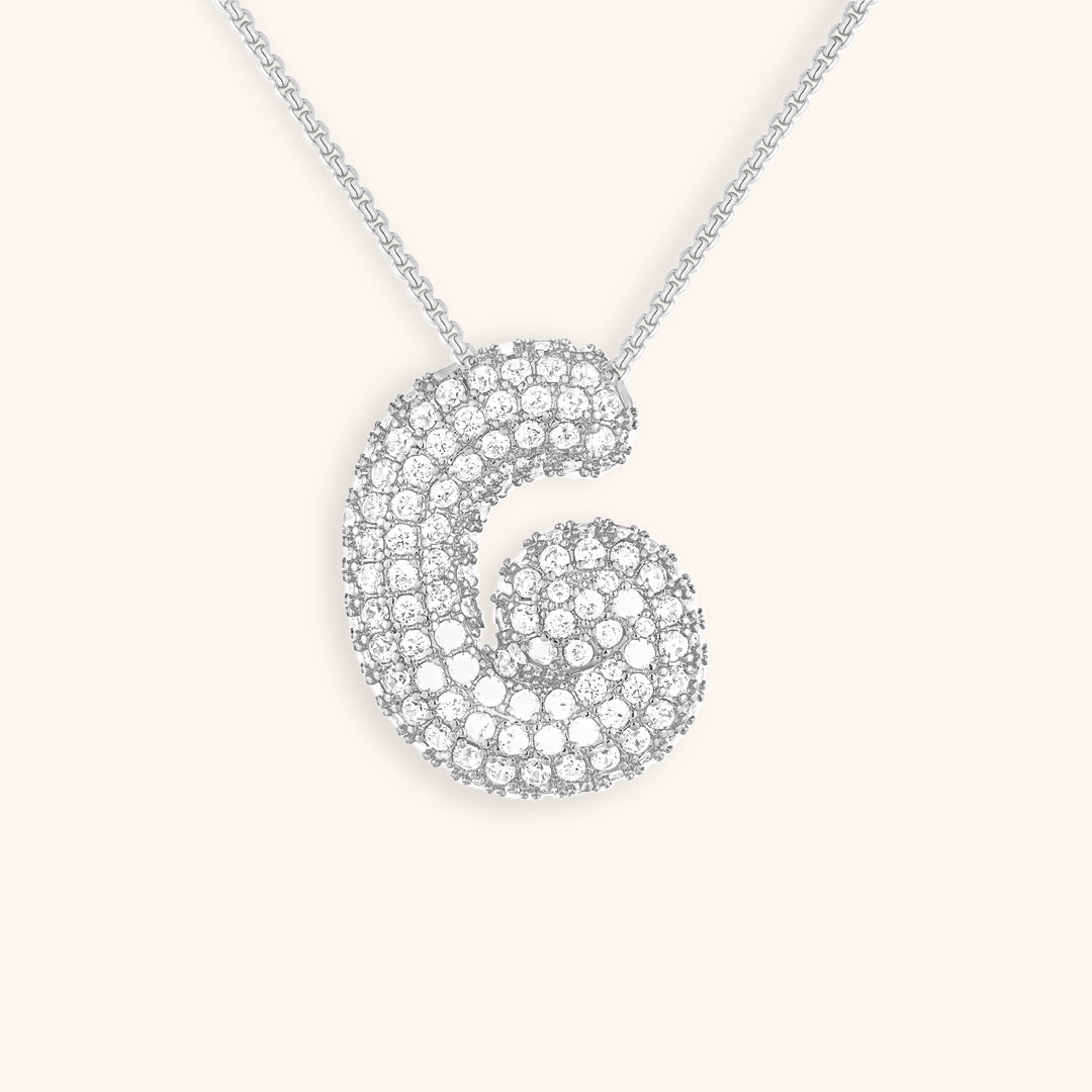 BULLE | Diamond Initial Necklace