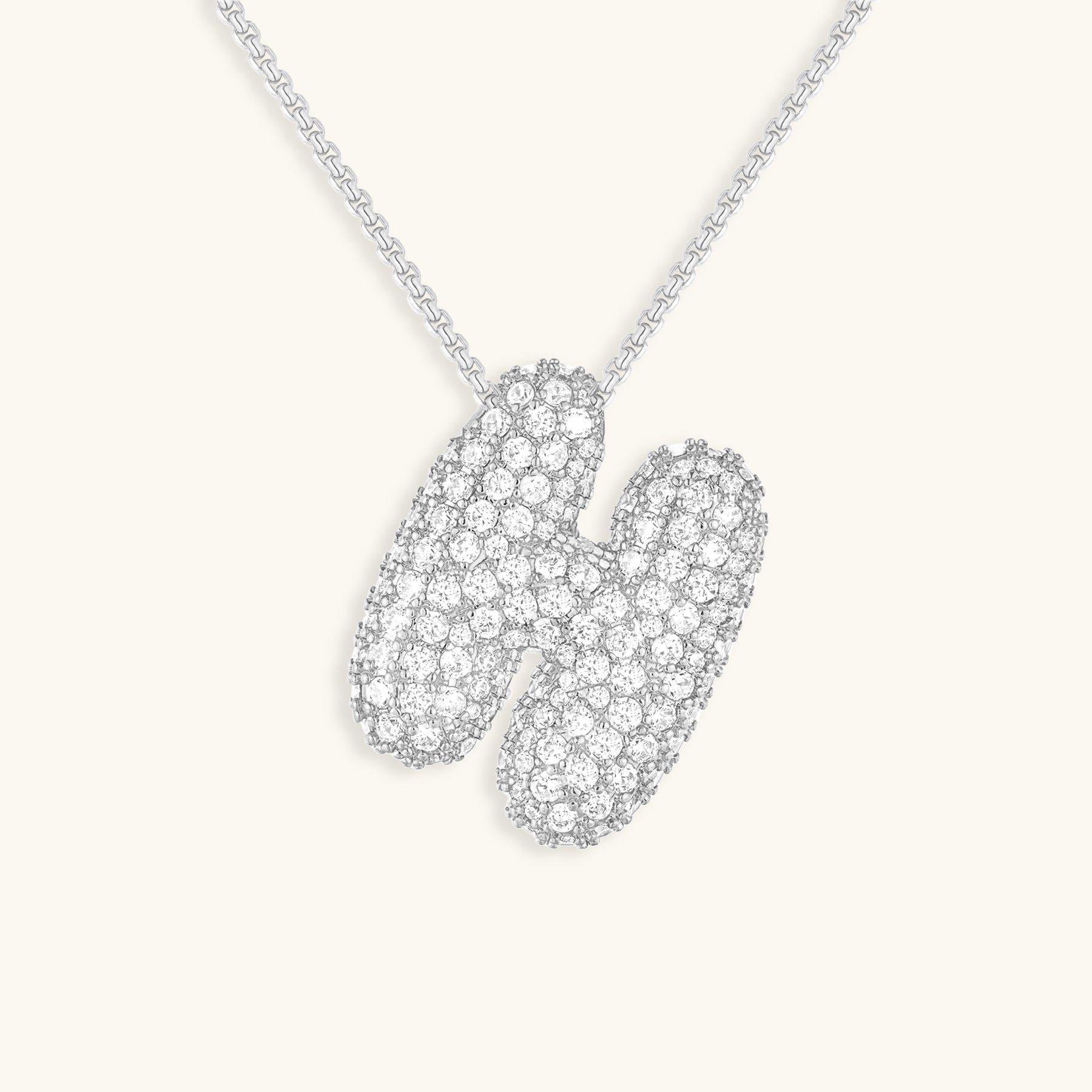 BULLE | Diamond Initial Necklace