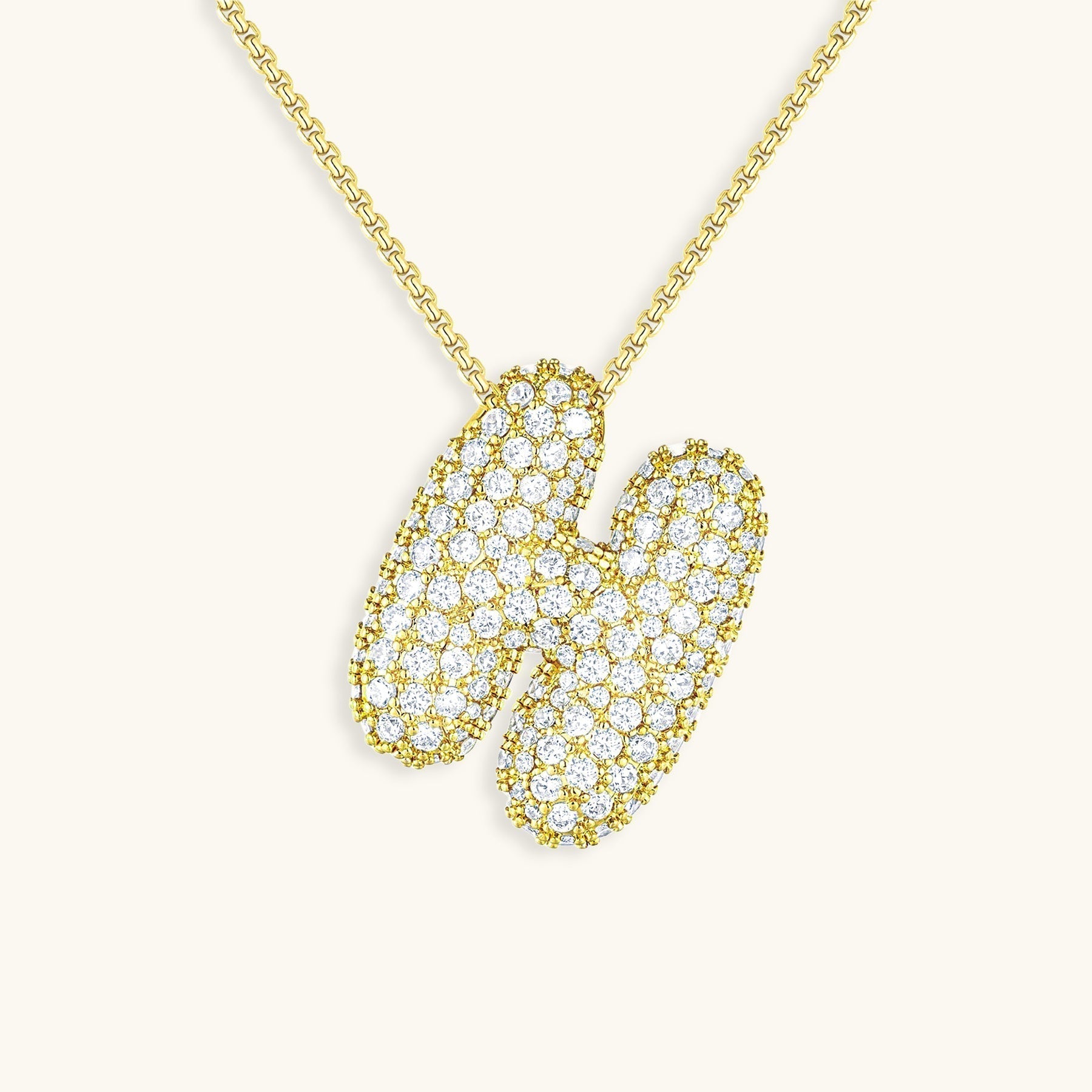 BULLE | Diamond Initial Necklace