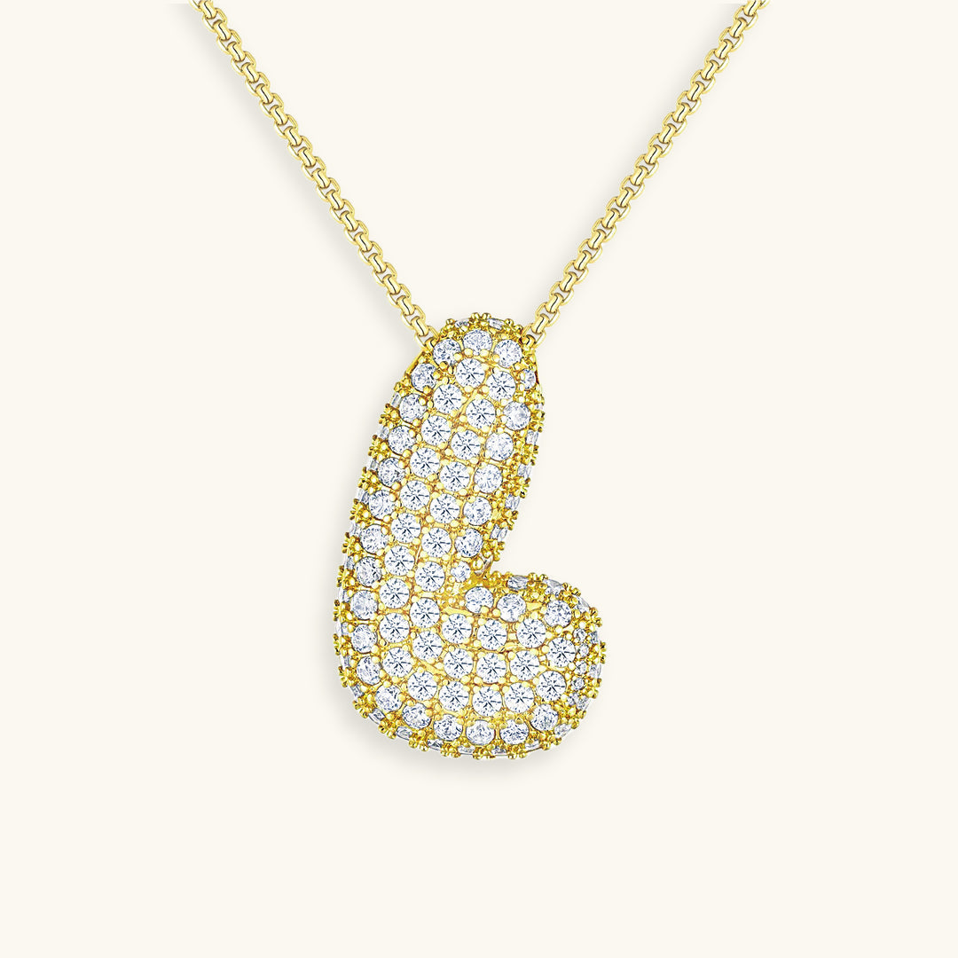 BULLE | Diamond Initial Necklace