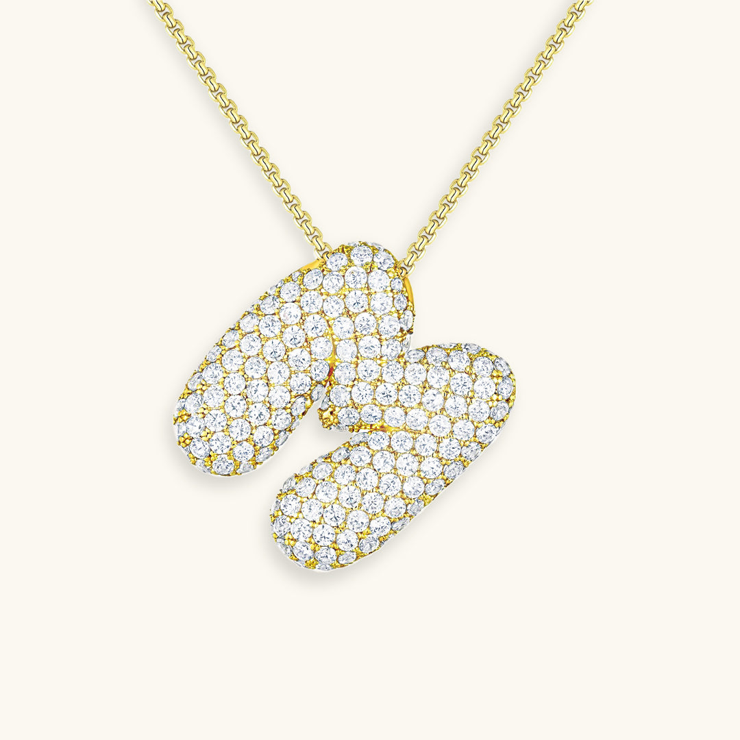 BULLE | Diamond Initial Necklace