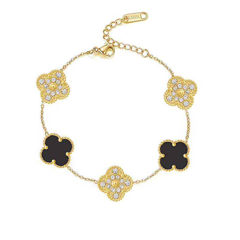 FOUR-LEAF CLOVER DELUXE BLACK/GOLD