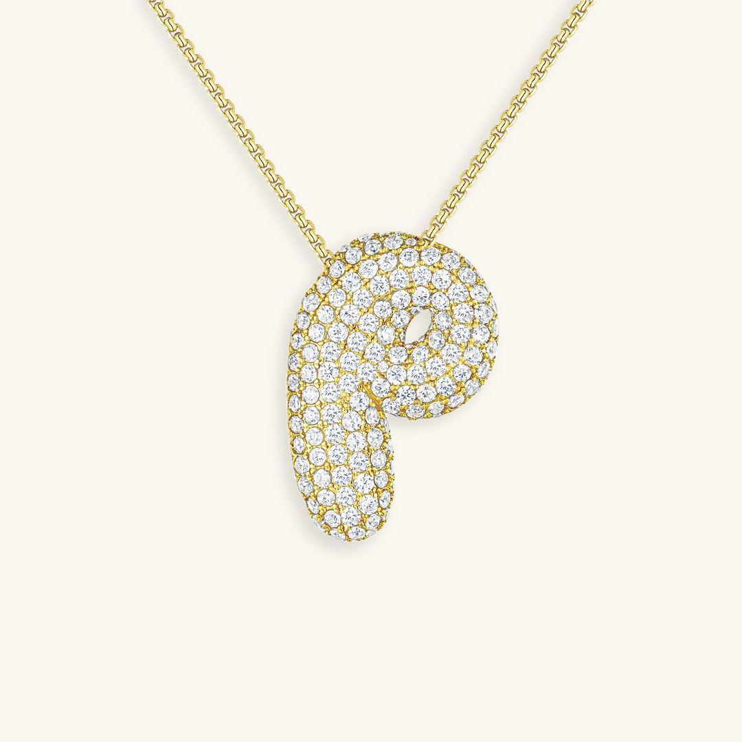 BULLE | Diamond Initial Necklace