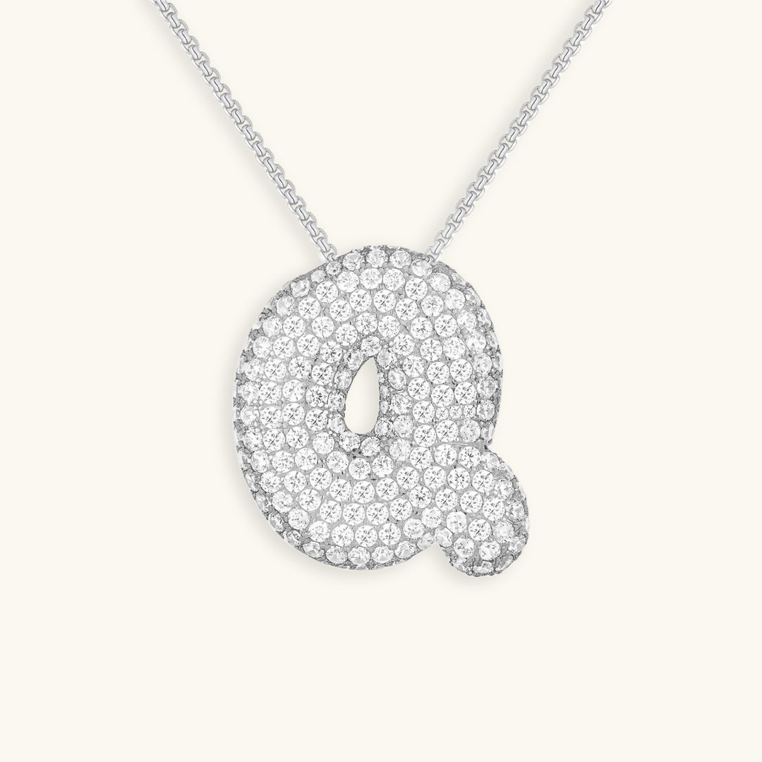 BULLE | Diamond Initial Necklace