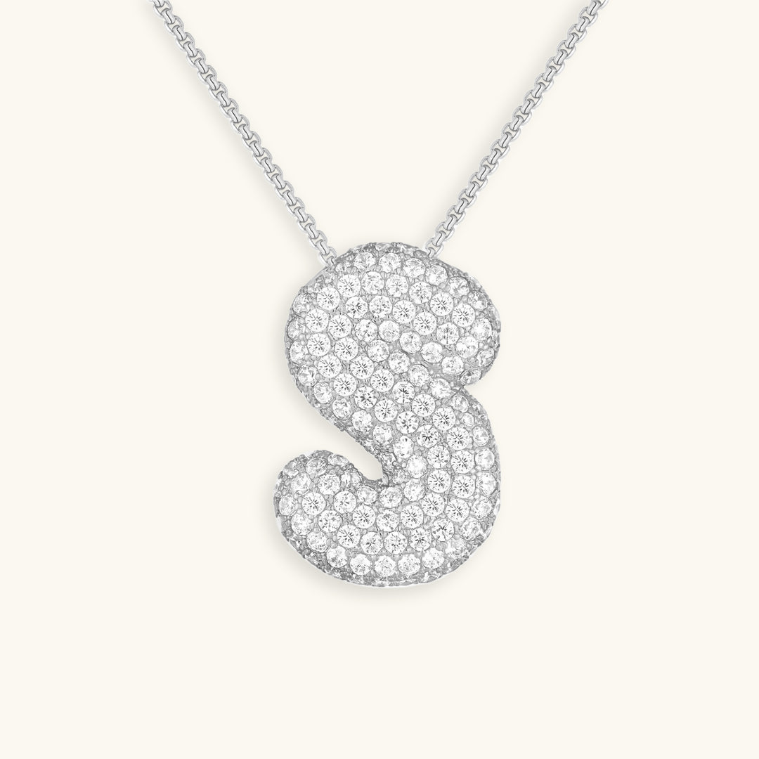 BULLE | Diamond Initial Necklace