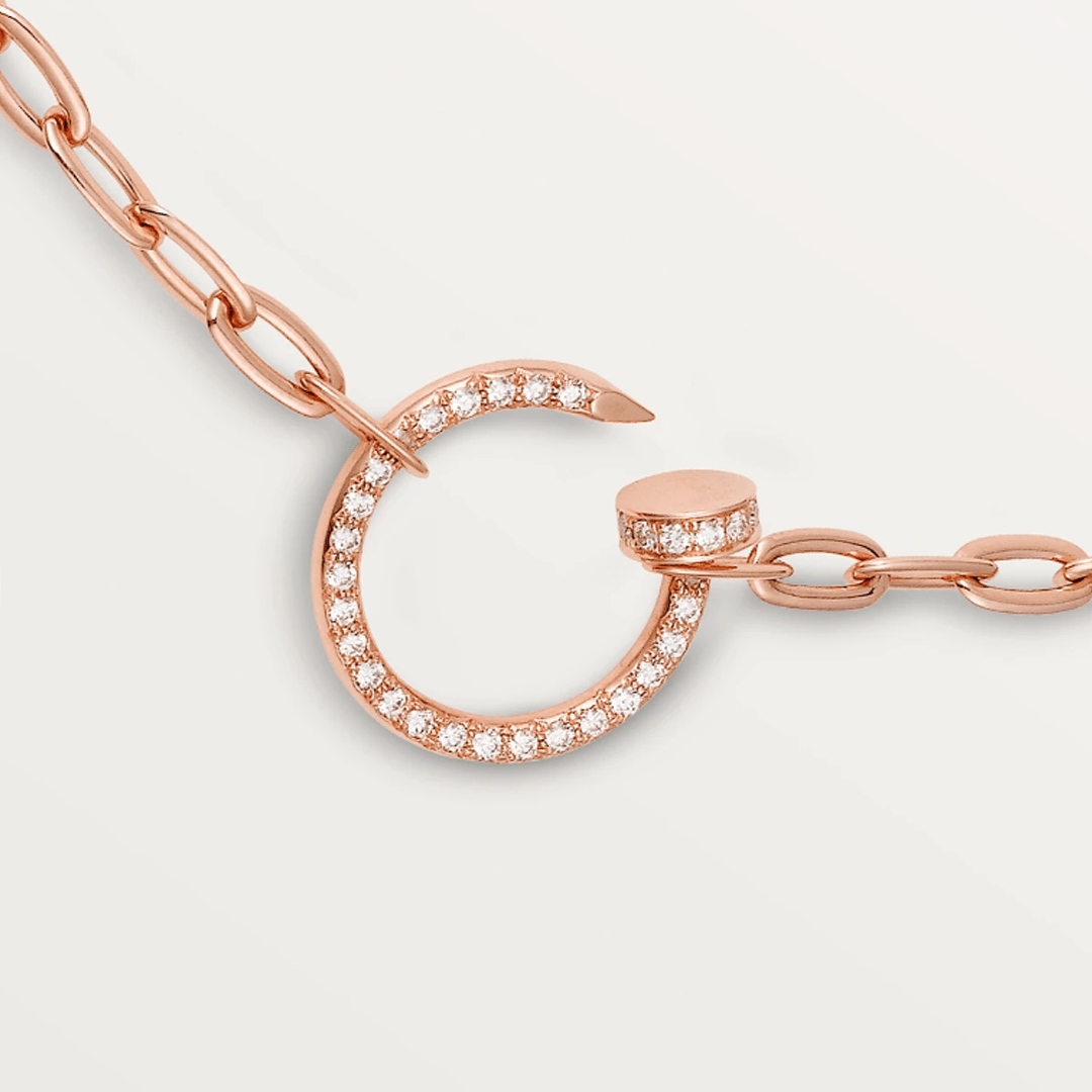 ASH MADELINE - Rose gold and diamond necklace