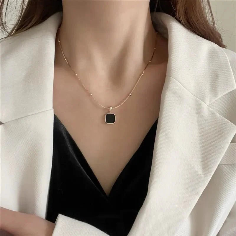 BLACK Necklace | Black