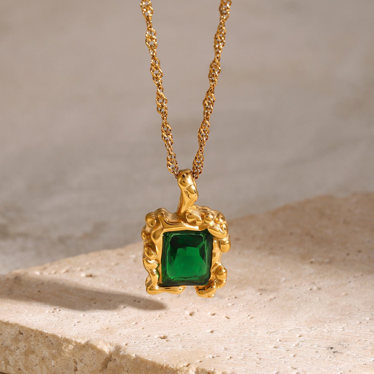 Priscilla Emerald Necklace